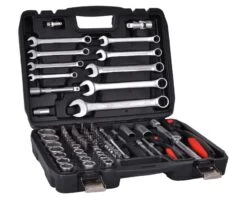 Topnøglesæt ¼" + ½" - Med 82 Dele