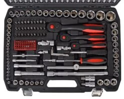 Topnøglesæt - Proff - Med 216 Dele -Værktøj Salgsbutik topnglest proff 216 dele 2