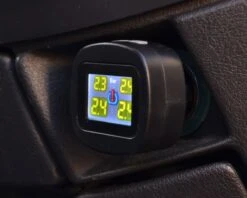 Trådløs Dæktryksmåler - Sæt Med 4 Stk -Værktøj Salgsbutik traadls dktryksmaaler med 4 ventiler 6