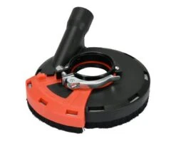 Universal Skærm Til Vinkelslibere - Med Sug Til Støvsuger