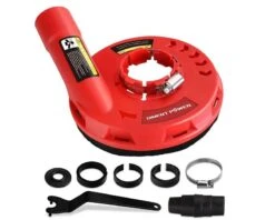 Skærm Til 125 Mm Vinkelsliber - Udtag Til Støvsuger