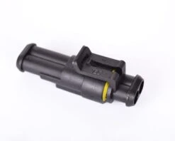 Vandtæt Stik - 12-24 Volt - 2-polet