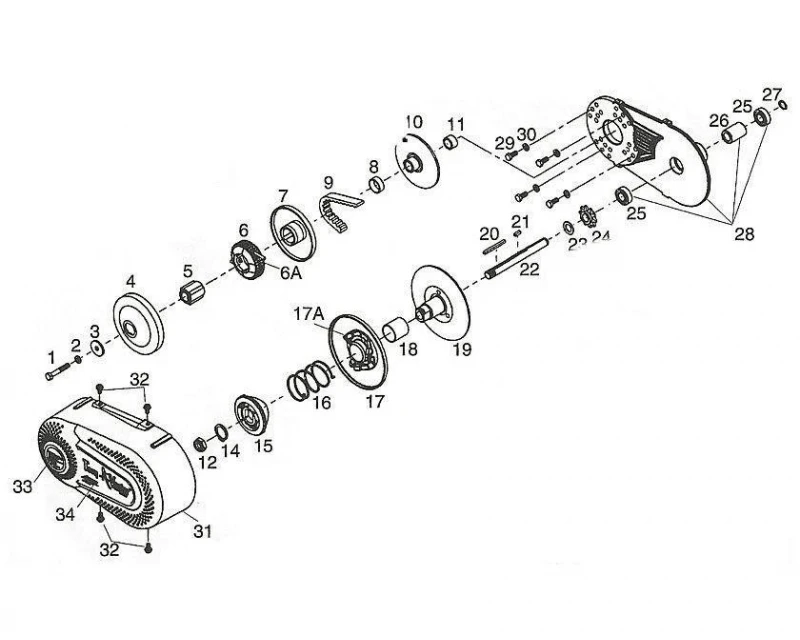 Vario Kobling Til Go-kart (motor Med 19 Mm Aksel) 5 Vario Kobling Til Go-kart (motor Med 19 Mm Aksel) - Billede 5