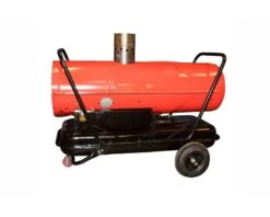 Varmekanon - 66 KW - Med Varmeveksler Og Skorsten